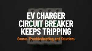 EV Charger Circuit Breaker Keeps Tripping - Causes, Troubleshooting and Solutions - Post Featured Image