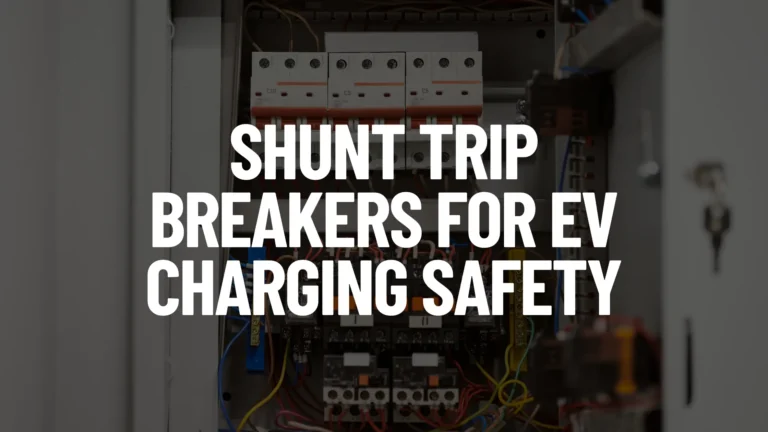 Shunt Trip Breakers for EV Charging Safety Featured Image