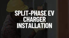 Split-Phase EV Charger Installation Post Featured Image