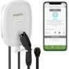 EMPORIA Level 2 EV Charger - NEMA 14-50 EVSE w/ J1772 Charger - 48 amp EV Charger Level 2, 240v WiFi Enabled Electric Vehicle Charging Station, 24ft Electric Car Charger Cable, White
