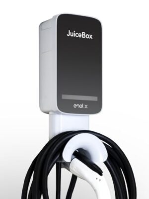 JuiceBox 32 Smart Electric Vehicle (EV) Charging Station with WiFi - 32 amp Level 2 EVSE, 25-Foot Cable, UL and Energy Star Certified, Indoor/Outdoor Use (NEMA 14-50 Plug, Gray)…