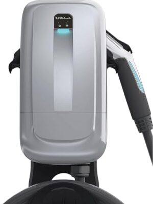 Schumacher Electric SEV1600P650 - Level 2 EV Charger 50 Amp 240V for NEMA 6-50 Plug or Hardwired Electric Vehicle Charger - 9X Faster Indoor/Outdoor Charging - Bluetooth/WiFi Connected Charger