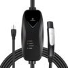 Lectron Level 1 Tesla Charger - 110V, 15 Amp, NEMA 5-15 Plug, 16 ft Extension Cord - Portable Electric Car Charger for Tesla - Compatible with All Tesla Models X/Y/3/S