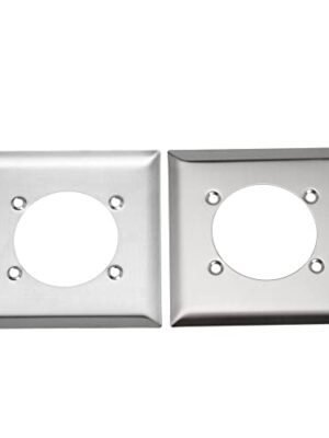 Receptacle Wall Plate, Outlet Covers Wall Plate for Hubbell Bryant 313292 SS701 9450A 9450FR (Pack of 2)