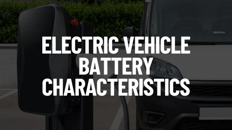 Electric Vehicle Battery Characteristics Featured Image