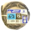 Southwire 15 ft. 6/3 Black Stranded Romex SIMpull CU NM-B W/G Wire