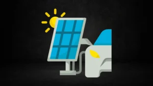 Solar EV Chargers Illustration