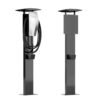 Maizengauto EV Charger Pedestal, Outdoor Electric Vehicle Charger Stand, Freestanding Charging Station Stand Accessory, Corrosion Resistant, 430Stainless Steel, for All Level 2 Chargers