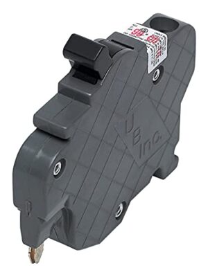 Connecticut Electric UBIF020N Newly Manufactured Federal Pacific Electric Stab-Lok NC120 Replacement Circuit Breaker, 20 Amp, Gray