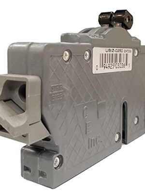 UBIZ0250-New Zinsco RC3850 Replacement. Two Pole 50 Amp Thin Series Manufactured by Connecticut Electric. Grey