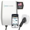 EvoCharge Home 50 Level 2 EV Charger J1772, 240V Hardwired, 50 Amp Smart Electric Vehicle Charging Station, 25 Foot Cable, UL Listed, Up to 45 Miles Per Hour Charged