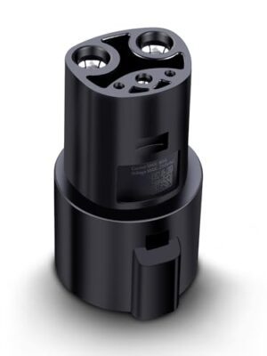 Lectron J1772 to Tesla Adapter 80 Amp (250V) - EV Charging Adapter Compatible with Tesla Model S/3/X/Y/Cybertruck and All Electric Vehicles in The NACS Alliance (Black)