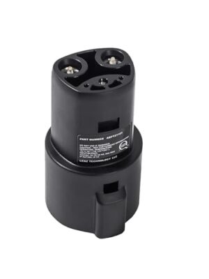 LENZ J1772 Charging Adapter for Tesla Model 3, Y, S, X, and Cybertruck, Safety Certified, 80A/240V, Optimal Fit, Easy Setup (Note: for Tesla Vehicles Only)