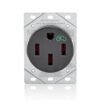 Leviton 1450R 50 Amp EV Charging Receptacle/Outlet, Heavy Duty