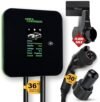 MACH 2:Fast Level 2 EV Charger 48 amp Garage-pro Wall-Mount. Electric Vehicle Charging Station 4 Nema 14-50 Outlet. J1772 car Connector. Key Accessories: 30ft Cable & Tesla NACS evse Portable Adapter