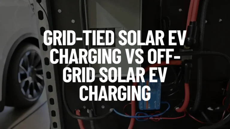 Grid-Tied Solar EV Charging vs Off-Grid Solar EV Charging Cover Image
