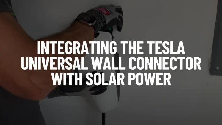 Integrating the Tesla Universal Wall Connector with Solar Power Guide Cover Image
