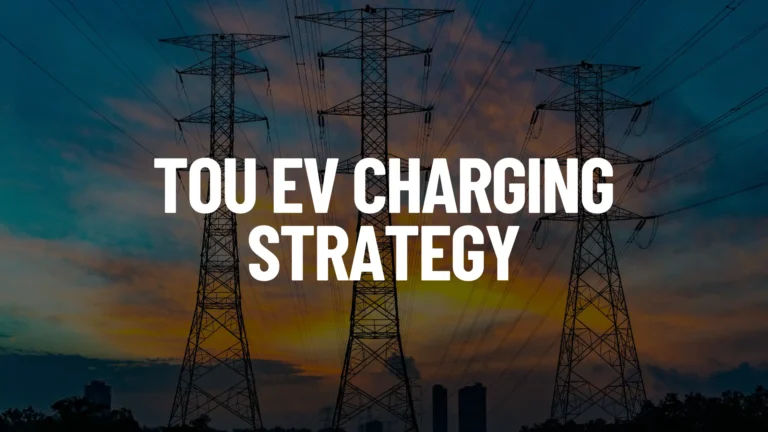 Our TOU EV Charging Strategy Guide Cover Image