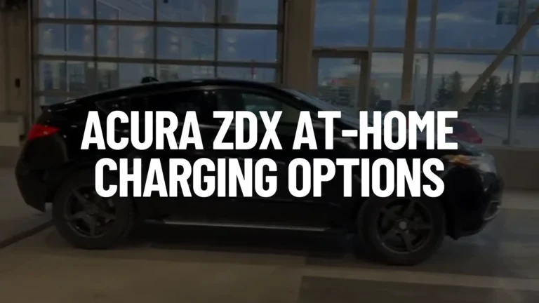 Acura ZDX At-Home Charging Options Featured Image