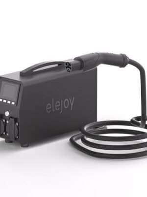 ELEJOY 3KW EV Discharger V2L Adapter Discharge Gun Compatible with Tesla Model 3/Y/S/X After May 2019 NACS Standard Battery Protection 120V Output LCD Display Outdoor Camping Emergency