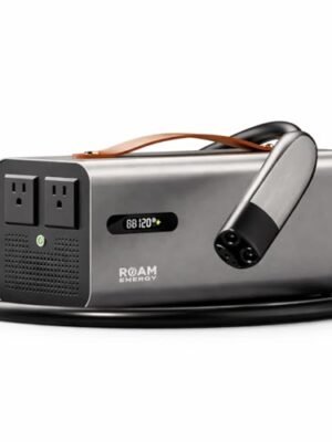 ROAM ENERGY Tesla EV Power Discharger, 120V 3500W Portable Power Adapter for Home Backup, Camping & Emergency Power Supply, V2L Compatible (CCS-Enabled Tesla)