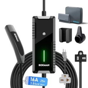 Bokman 16A Portable EV Charger Tesla Review