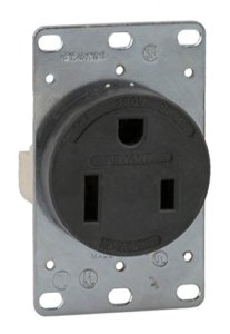 Bryant NEMA 6-50R Outlet for Level 2 EV Charger Installation (Plug-In)