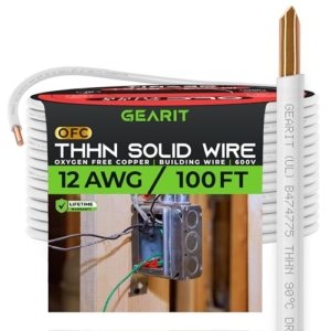 GearIT 12 AWG Level 1 EV Charger Installation Wire Review