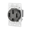 Leviton NEMA 14-50 Outlet for Level 2 EV Charger Installation (Plug-In)